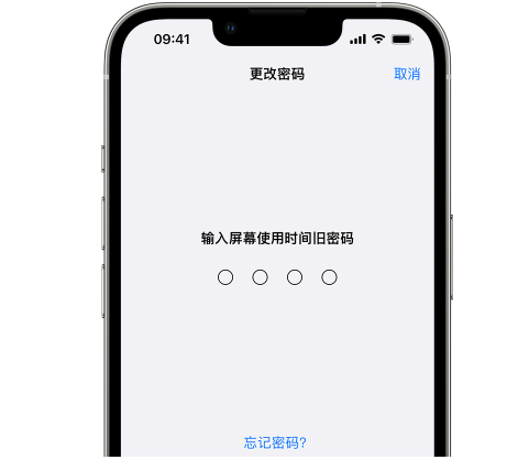 麻涌镇iPhone屏幕维修分享iPhone屏幕使用时间密码忘记了怎么办 