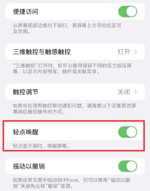 麻涌镇苹果授权维修站分享iPhone轻点无法唤醒怎么办 