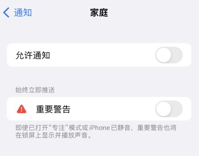 麻涌镇苹果14维修分享iPhone14系列机型弹出“家庭”警告后卡死如何解决 