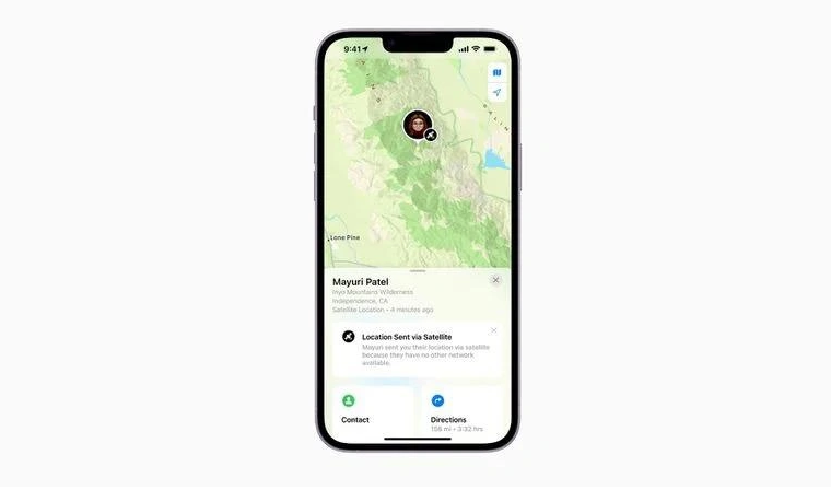 麻涌镇苹果14维修分享iPhone14系列中 FindMy功能通过卫星分享位置方法教程 